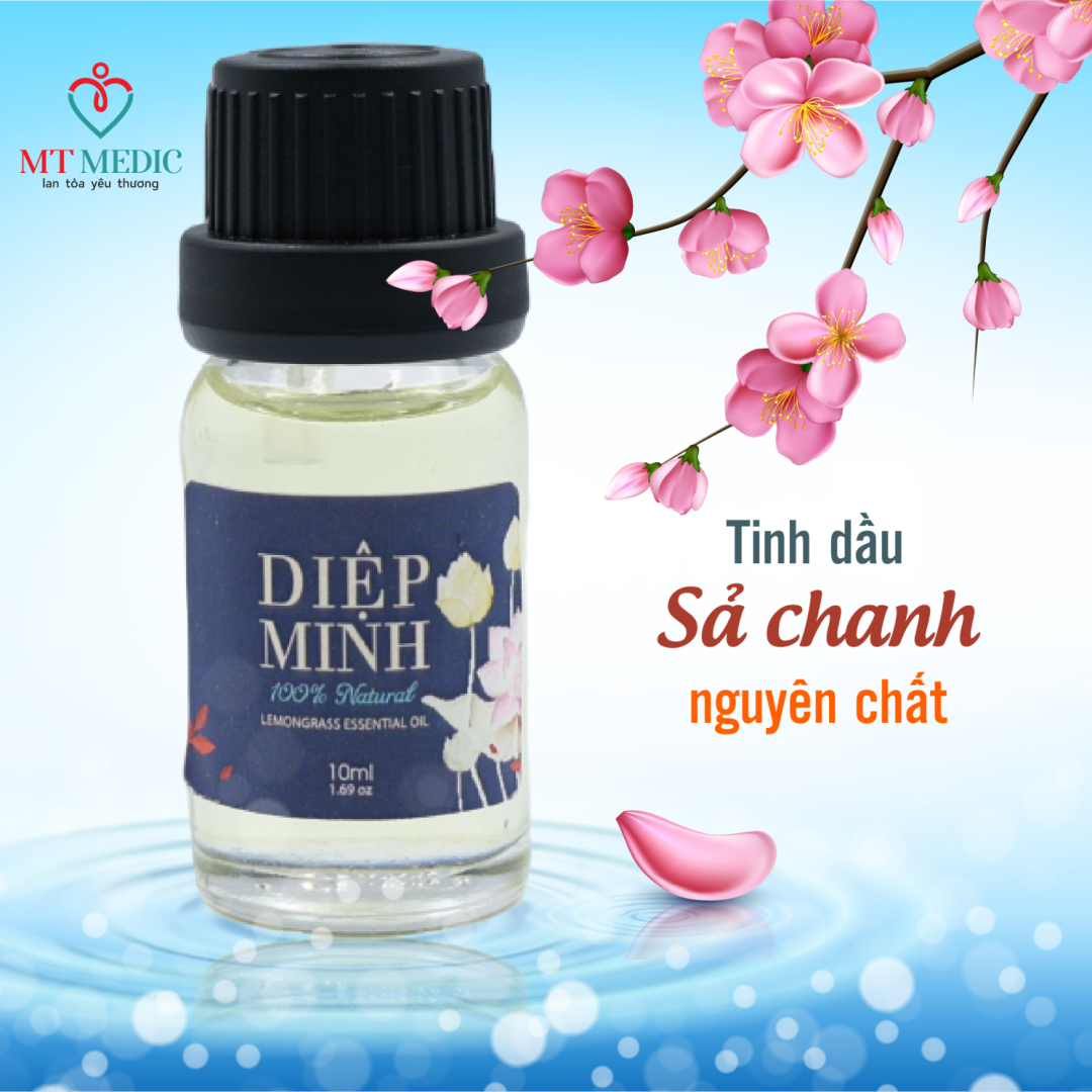 TINH DẦU SẢ CHANH NGUYÊN CHẤT DIỆP MINH