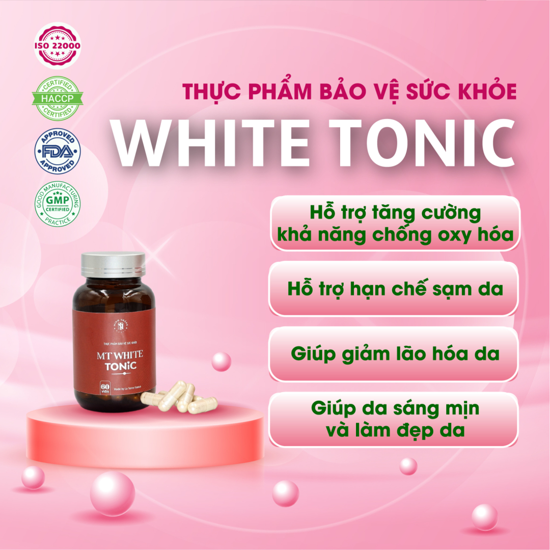 VIÊN UỐNG KHỎE DA MT WHITE TONIC