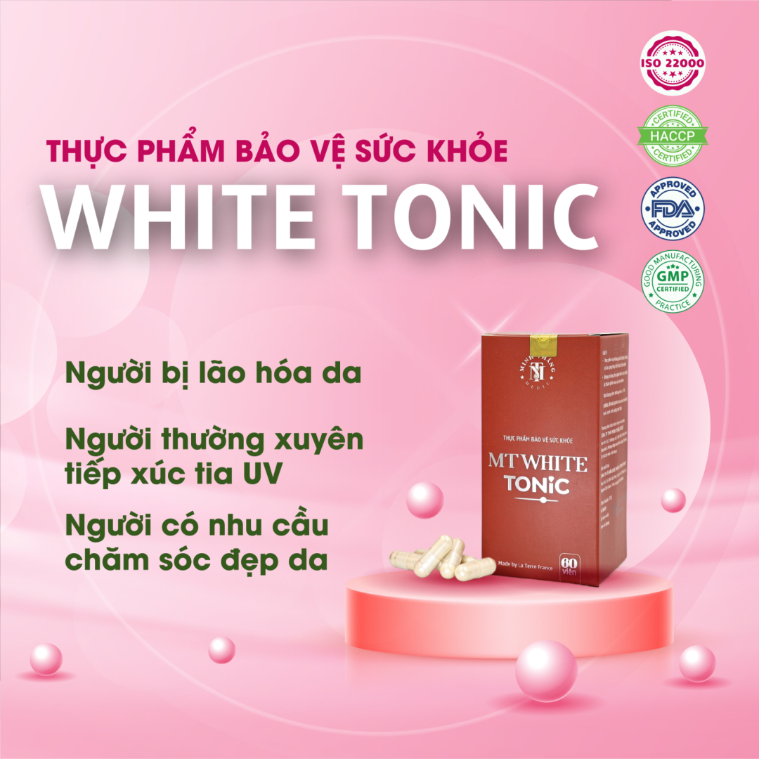 VIÊN UỐNG KHỎE DA MT WHITE TONIC