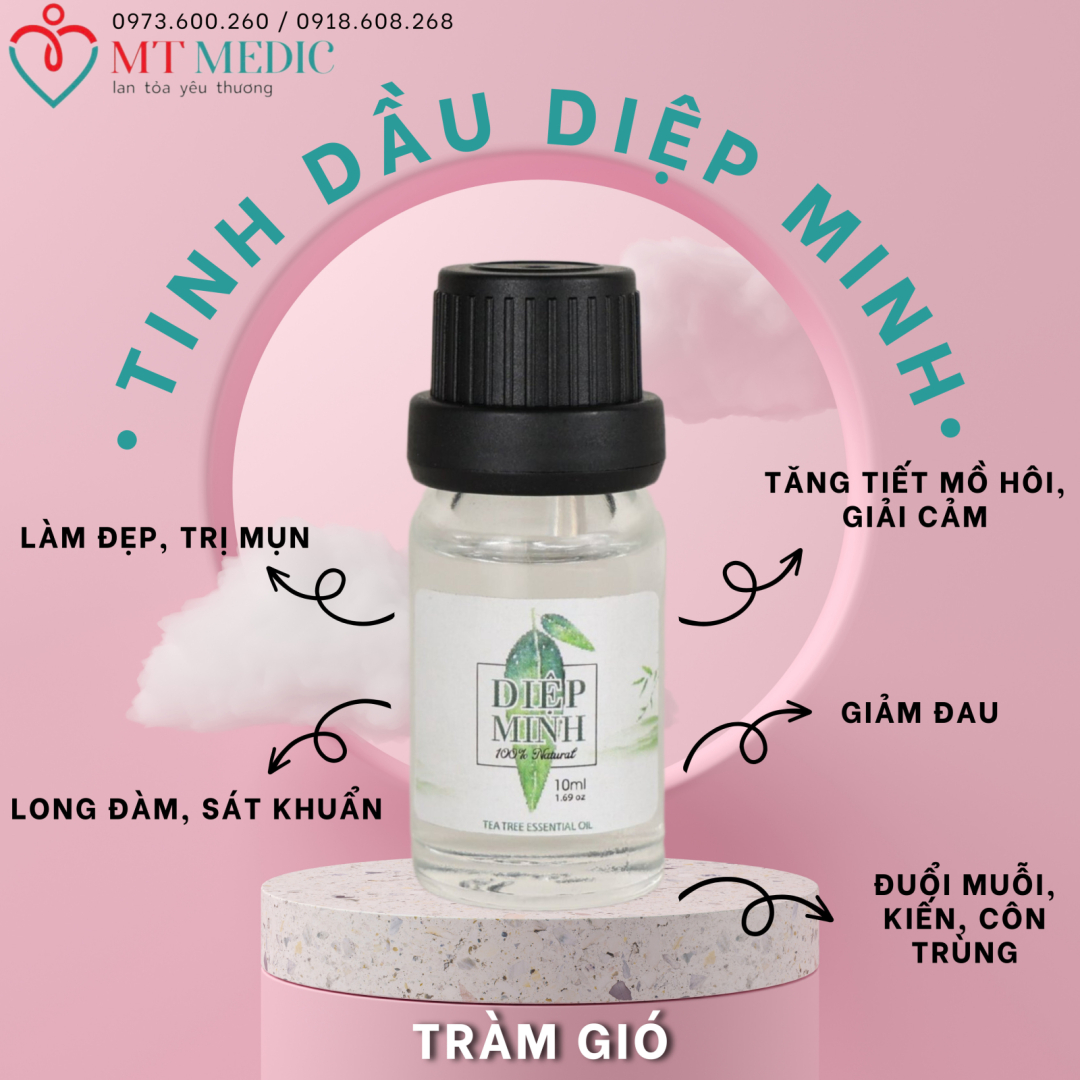 TINH DẦU TRÀM GIÓ NGUYÊN CHẤT DIỆP MINH