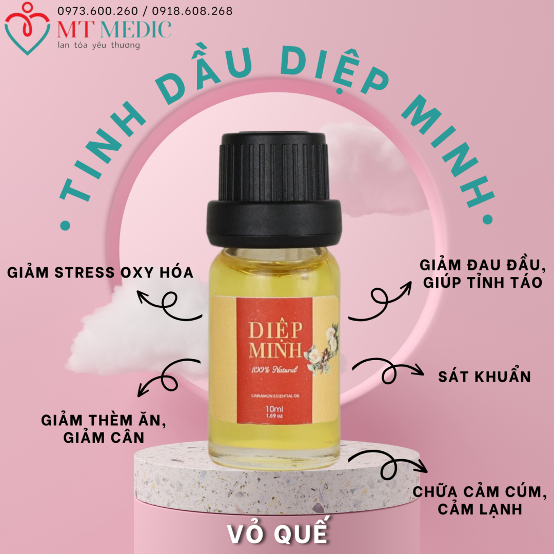 TINH DẦU VỎ QUẾ NGUYÊN CHẤT DIỆP MINH