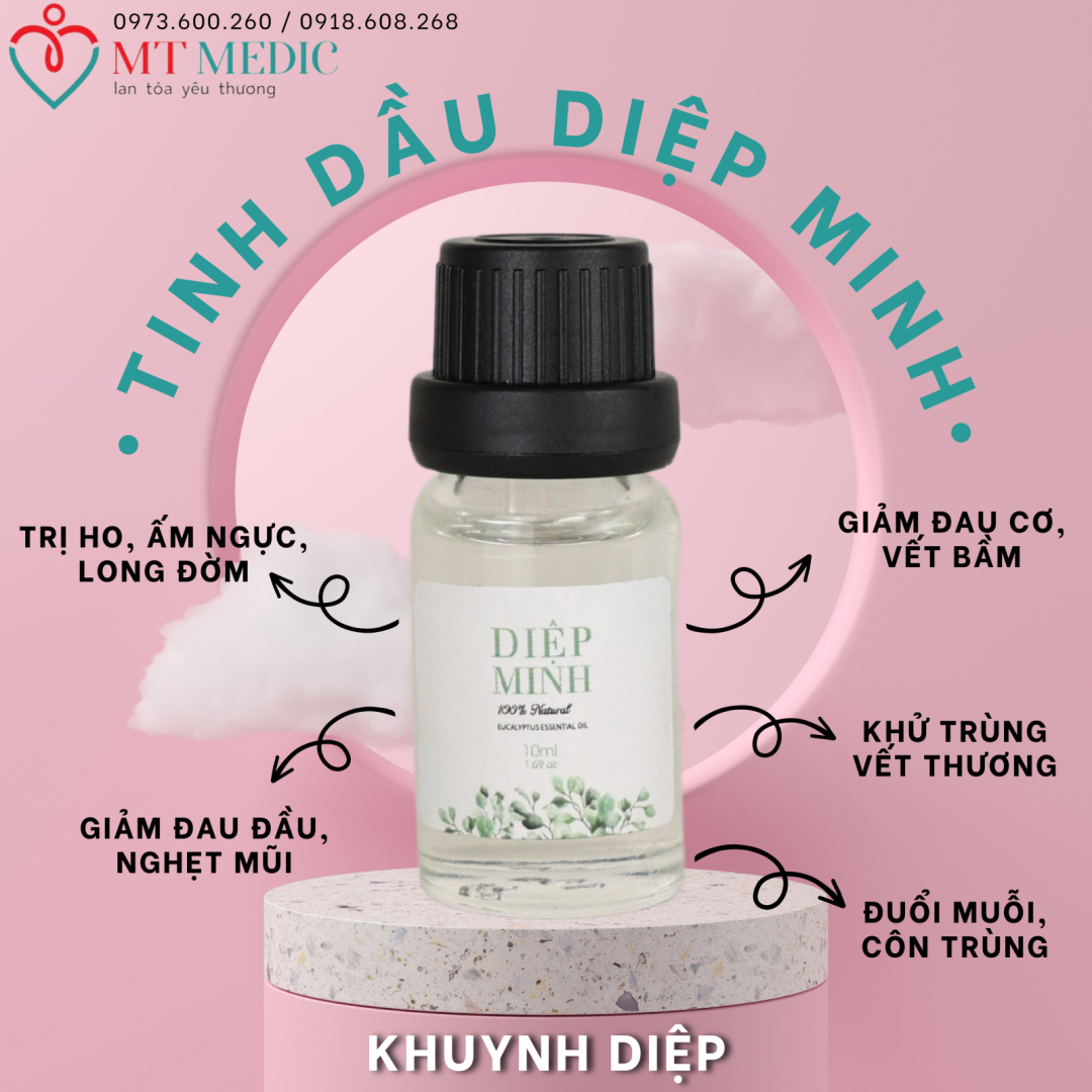 TINH DẦU KHUYNH DIỆP NGUYÊN CHẤT DIỆP MINH