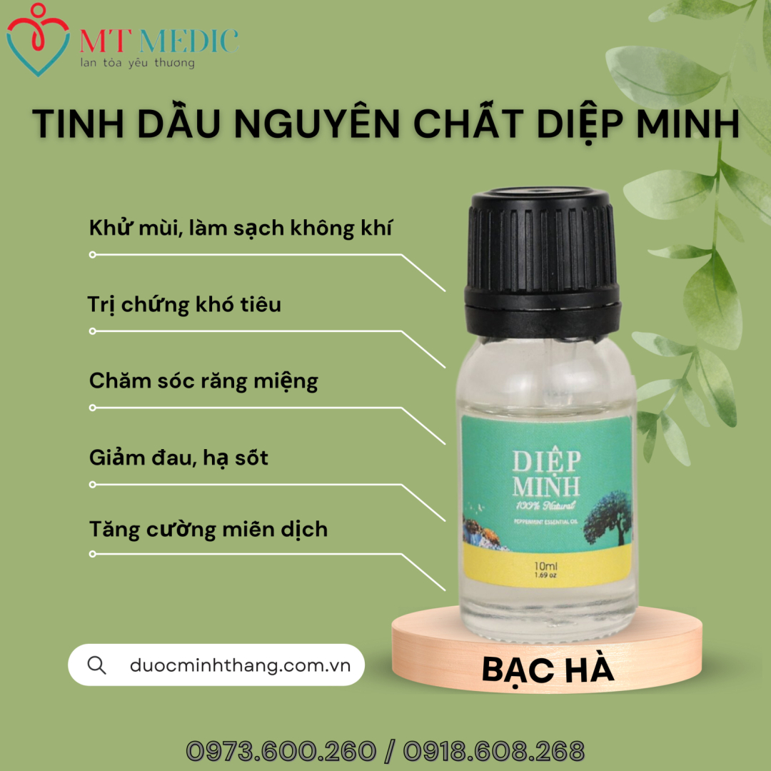 TINH DẦU BẠC HÀ NGUYÊN CHẤT DIỆP MINH