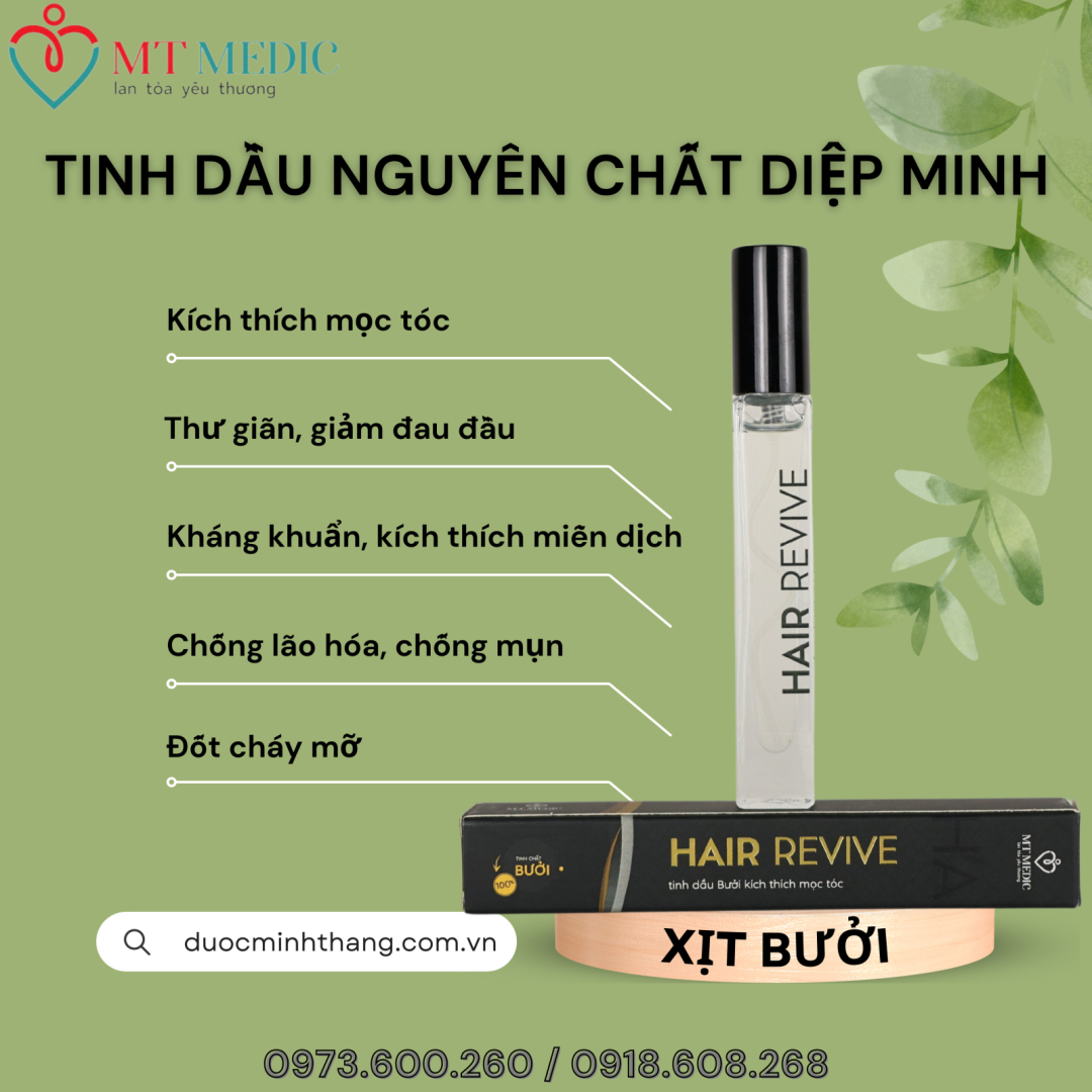 TINH DẦU BƯỞI KÍCH THÍCH MỌC TÓC HAIR REVIVE
