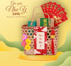 Giỏ Quà Như Ý - Giỏ Quà Tết Giáp Thìn 2024